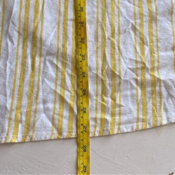 Torrid 2022 Cross Back Top Woman 4 Linen Blend Stripped Coastal Preppy Boxy NEW - Picture 14 of 16